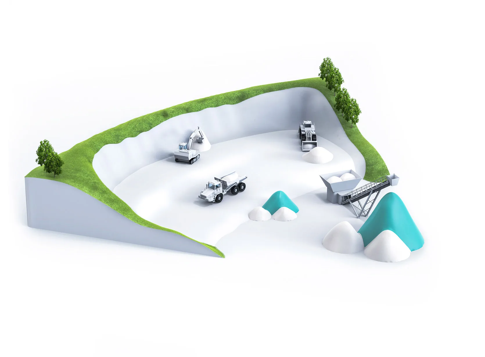 Materials sourcing (Quarries) sustainable solutions for construction